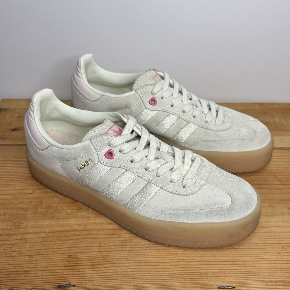 adidas Samba Valentines Day 2024 Ivory Pink Fusion ID1104 Womens Size 8